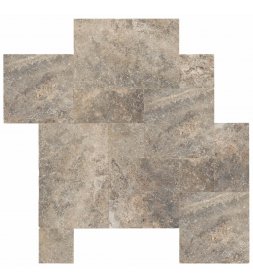 Silver Travertine Tumbled