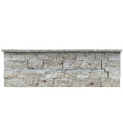 Silver Travertine Wall Stone