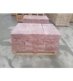 Red Travertine Wall Stone