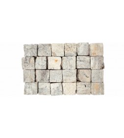 Silver Travertine Cubes