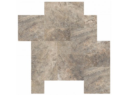 Silver Travertine Tumbled