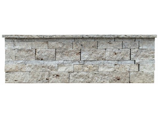 Silver Travertine Wall Stone