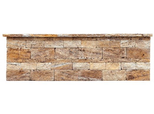 Gold Travertine Wall Stone