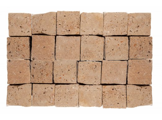 Noce Travertine Cubes