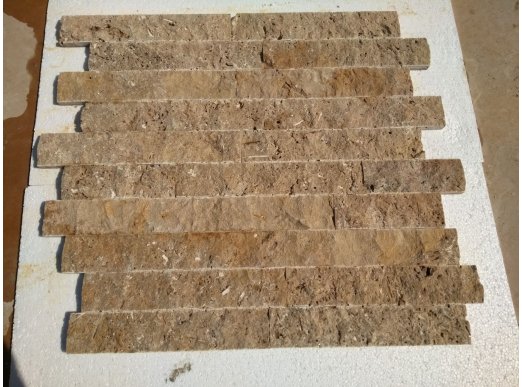 Noce Travertine Split Face Wall Covers