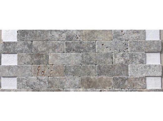 Silver Travertine Tumbled